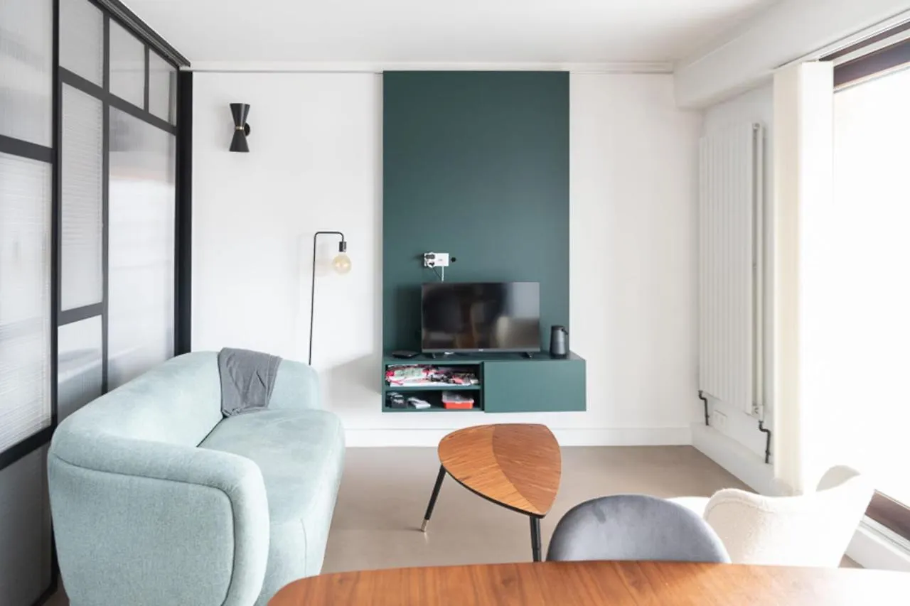 Apartment Ferienwohnung Bright 38 M Near The Buttes Chaumont Paris
