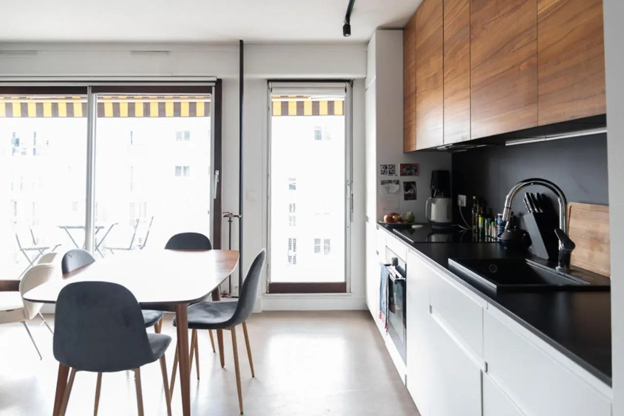Ferienwohnung Bright 38 M Near The Buttes Chaumont Paris