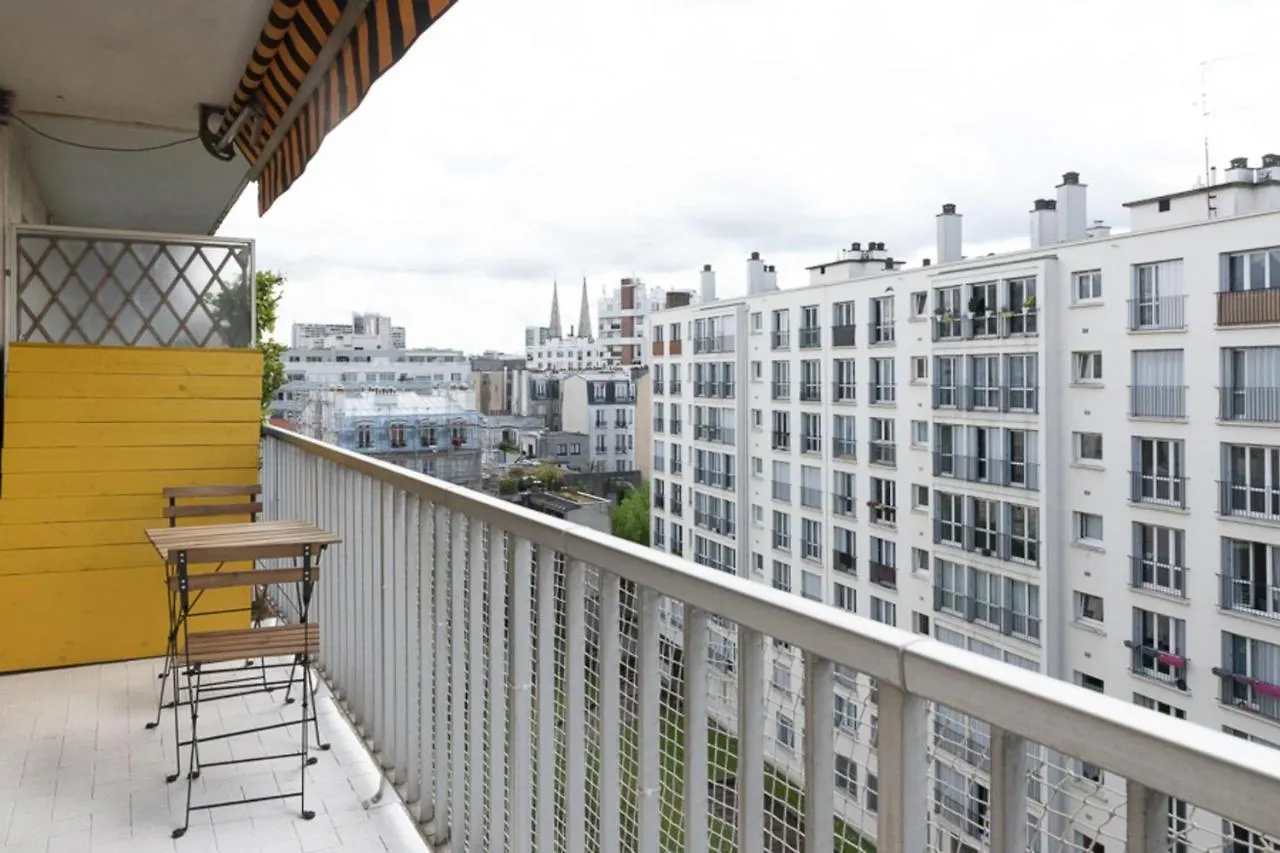 파리 Bright 38 M Near The Buttes Chaumont 아파트